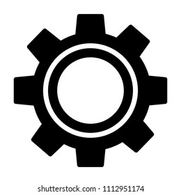 gear machine isolated icon