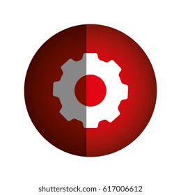 gear machine isolated icon