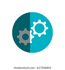 gear machine isolated icon
