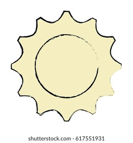 gear machine isolated icon