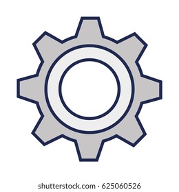 gear machine isolated icon