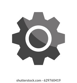 gear machine isolated icon