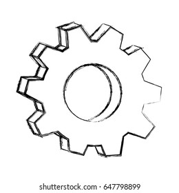 gear machine isolated icon