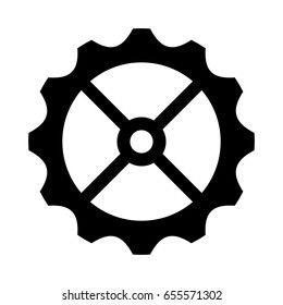 gear machine isolated icon