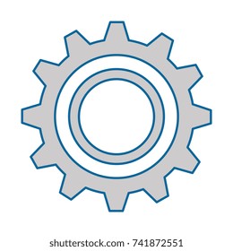 gear machine isolated icon