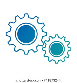 gear machine isolated icon