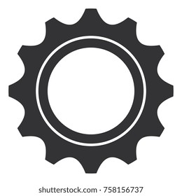 gear machine isolated icon