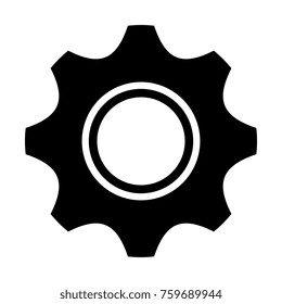 gear machine isolated icon