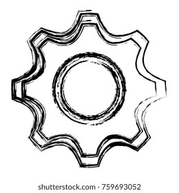 gear machine isolated icon