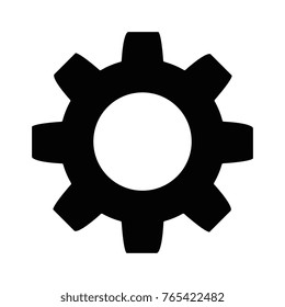 gear machine isolated icon