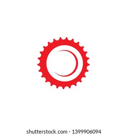 Gear machine logo design symbol vector template