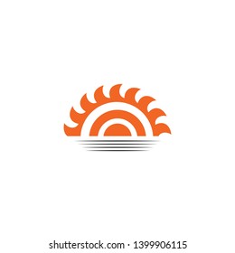 Gear machine logo design symbol vector template