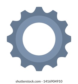 gear machine settings isolated icon
