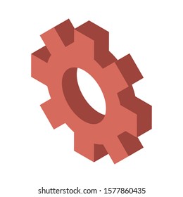 gear machine settings isolated icon vector illustration design