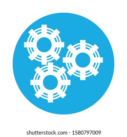 gear machine settings isolated icon vector illustration design