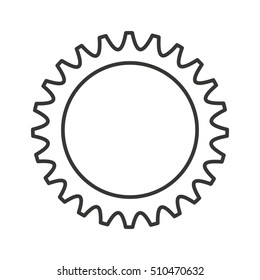 gear machine settings isolated icon vector illustration design