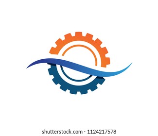 Gear Machine Template vector illustration design