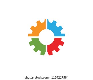 Gear Machine Template vector illustration design