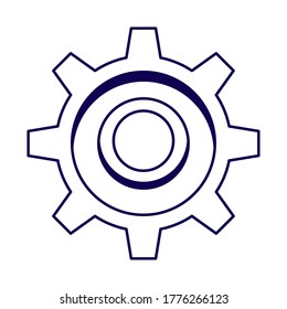 gear machine tool isolated icon vector illustration design