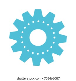 gear machinery colorful silhouette on white background vector illustration