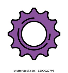 gear machinery isolated icon