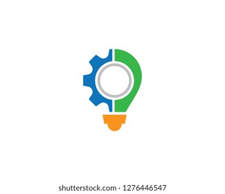Gear machinery logo icon