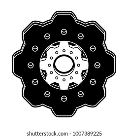 Gear machinery piece