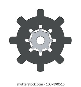 Gear machinery piece