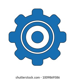 Gear machinery piece