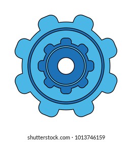 Gear machinery piece