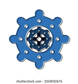 Gear machinery piece