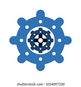 Gear machinery piece