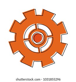 Gear machinery piece