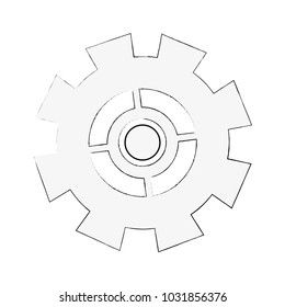 Gear machinery piece