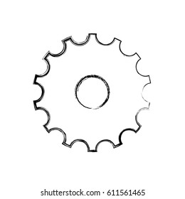Gear machinery piece