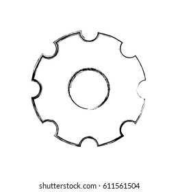 Gear machinery piece