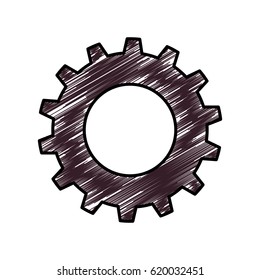 Gear machinery piece