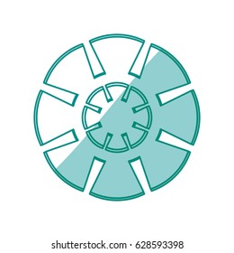 Gear machinery piece