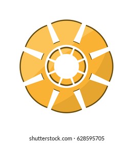 Gear machinery piece