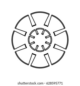 Gear machinery piece