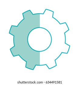 Gear machinery piece