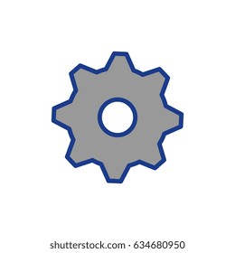 Gear machinery piece