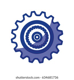 Gear machinery piece