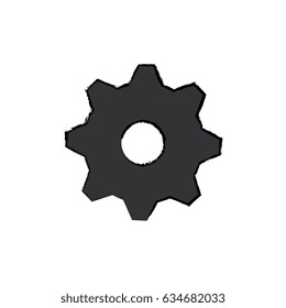 Gear machinery piece