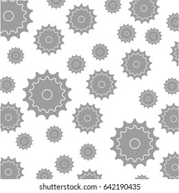 Gear machinery piece