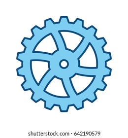 Gear machinery piece
