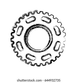 Gear machinery piece