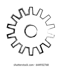 Gear machinery piece
