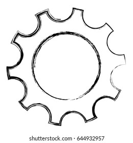 Gear machinery piece