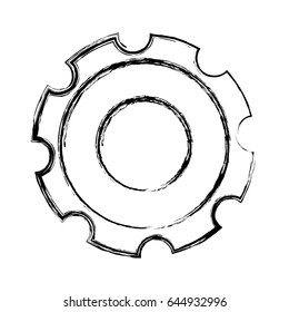 Gear machinery piece